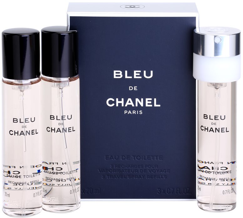 Chanel Bleu de Chanel Eau de Toilette for Men 3 x 20 ml Refill