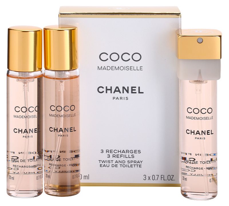 Chanel Coco Mademoiselle, Eau de Toilette for Women 3x20 ml (3x Refill ...