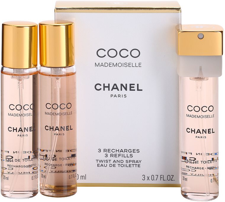 Chanel Coco Mademoiselle woda toaletowa dla kobiet 3x20 ml (3 x napełnienie)