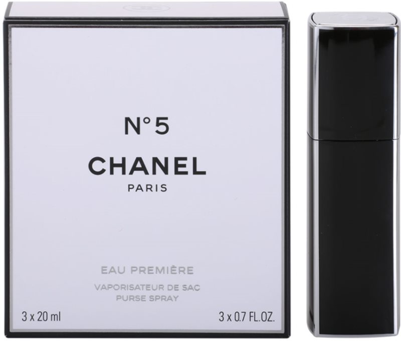 Chanel N°5 Eau Première eau de parfum pentru femei 3 x 20 ml (1x reincarcabil + 2x rezerva)