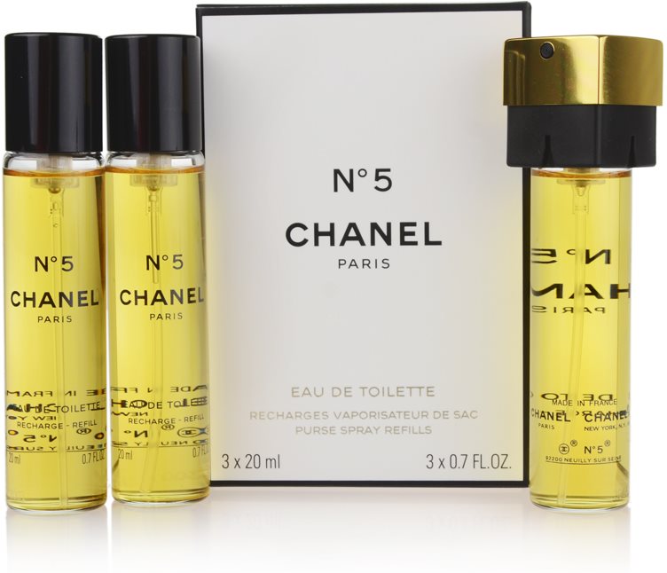 Chanel N°5 eau de toilette para mujer 3 x 20 ml formato viaje