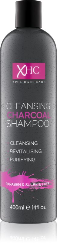 Charcoal Face and Body šampon s aktivními složkami uhlí bez sulfátů a parabenů