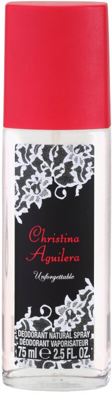Christina Aguilera Unforgettable dezodorant z atomizerem dla kobiet 75 ml
