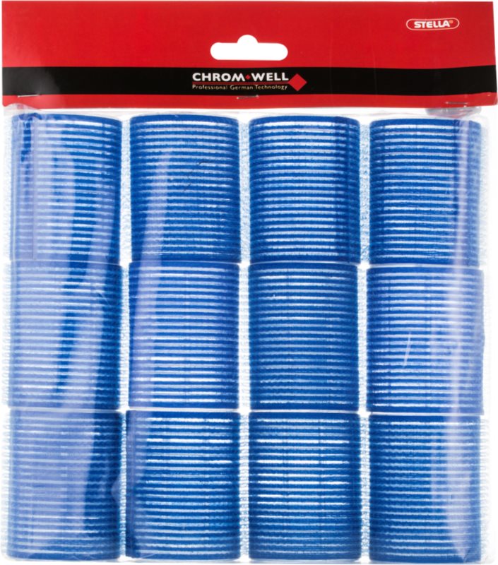 Chromwell Accessories Blue selbsthaftende Lockenwickler für das Haar