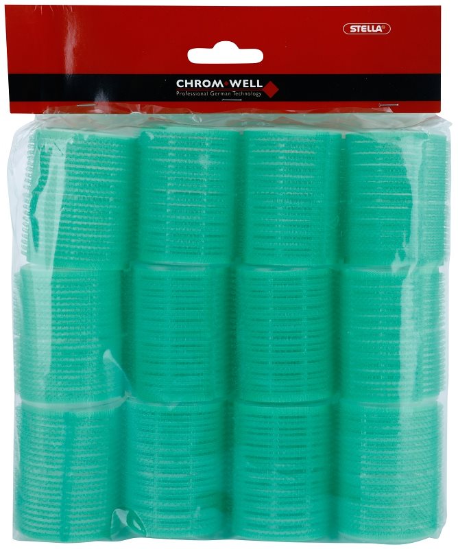 Chromwell Accessories Green selbsthaftende Lockenwickler für das Haar