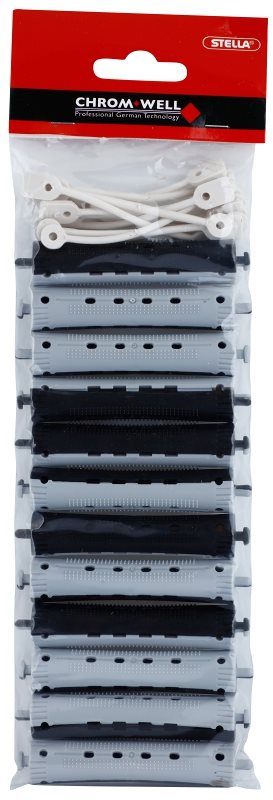 Chromwell Accessories Black/Grey Krulspelden voor Permanenten