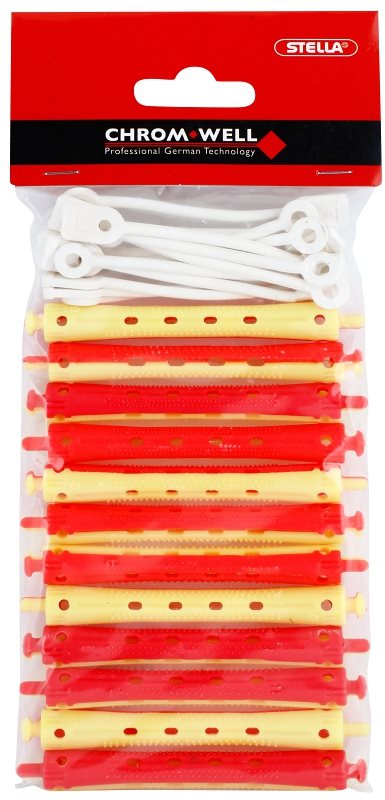 Chromwell Accessories Red/Yellow Haarwickler für Dauerwelle