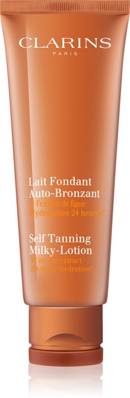 Clarins Sun Self-Tanners creme autobronzeador para corpo e rosto com efeito hidratante