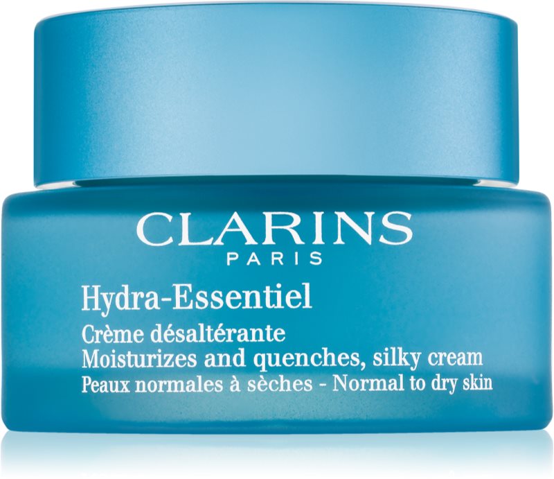Clarins Hydra-Essentiel crema suavizante e hidratante con efecto sedoso para pieles normales y secas