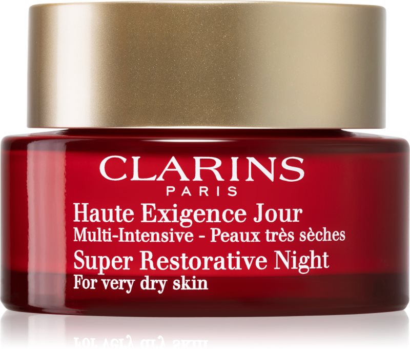 Clarins Super Restorative krem na noc przeciw objawom starzenia do bardzo suchej skóry