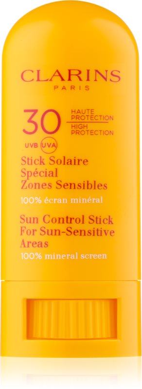 Clarins Sun Protection Stick para proteção das áreas mais sensíveis SPF 30