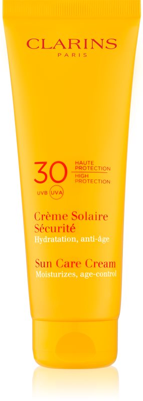 Clarins Sun Protection ενυδατική αντηλιακή κρέμα SPF 30