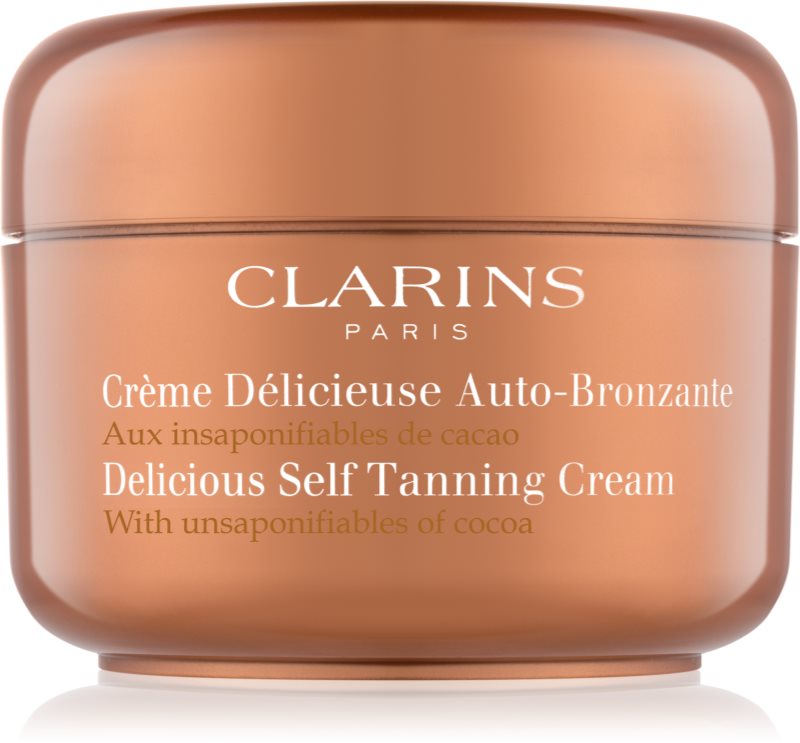 Clarins Sun Self-Tanners Delicious Self Tanning Cream with Unsaponifiables of Cocoa