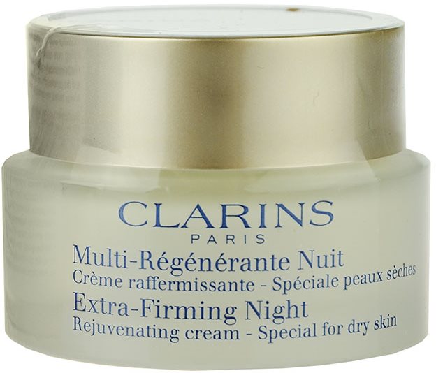 Clarins Extra-Firming crema de noche reafirmante y antiarrugas para pieles secas