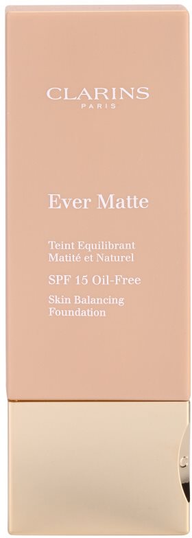 Clarins Face Make-Up Ever Matte machiaj matififiant pentru a minimiza porii SPF 15