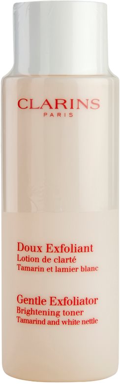 Clarins Exfoliating Care tonik delikatnie złuszczający rozjaśniający