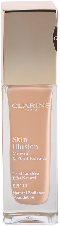 Clarins Face Make-Up Skin Illusion machiaj de stralucire pentru un look natural SPF 10