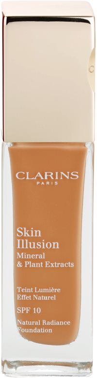 Clarins Face Make-Up Skin Illusion posvetlitveni tekoči puder za naraven videz SPF 10