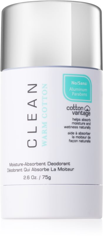 CLEAN Warm Cotton Deodorant Stick voor Vrouwen 75 gr