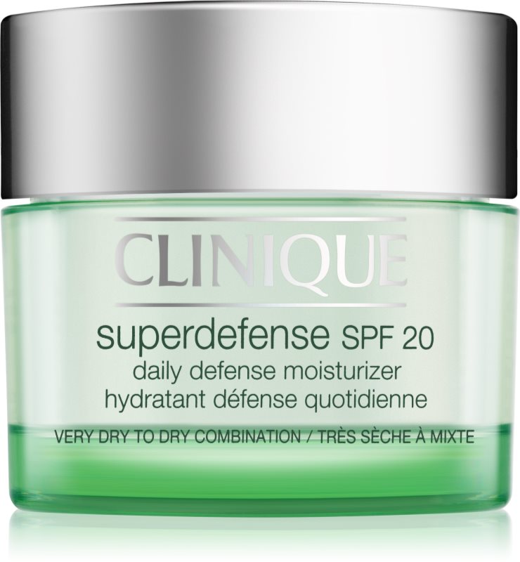 Clinique Superdefense Hydraterende en Bescherming Dagcrème voor Droge en Gemengde Huid