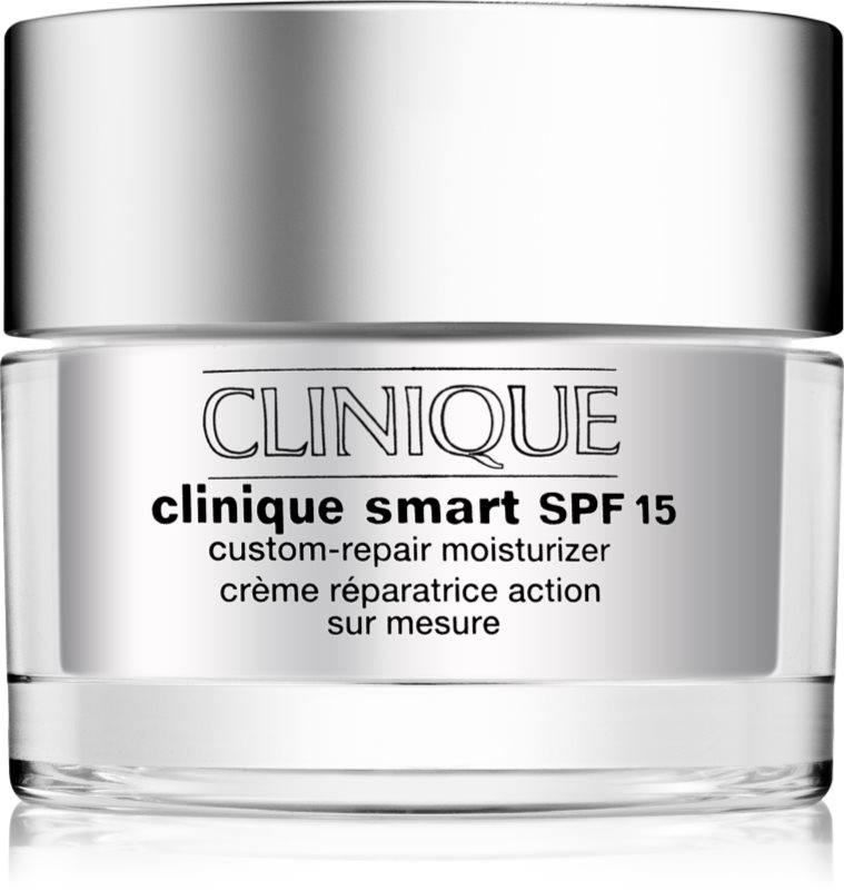 Clinique Clinique Smart denný hydratačný krém proti vráskam pre suchú a zmiešanú pleť SPF 15
