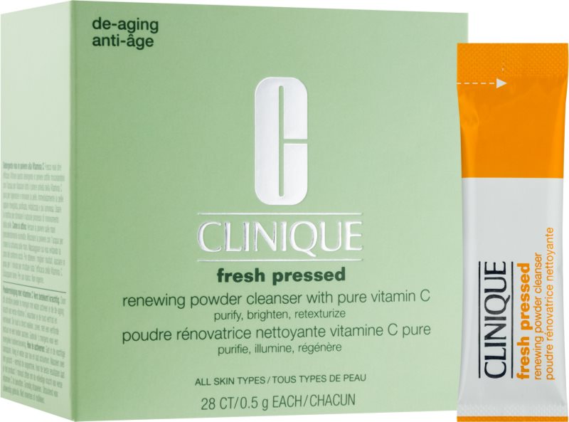 Clinique Fresh Pressed čistiaci púder s vitamínom C