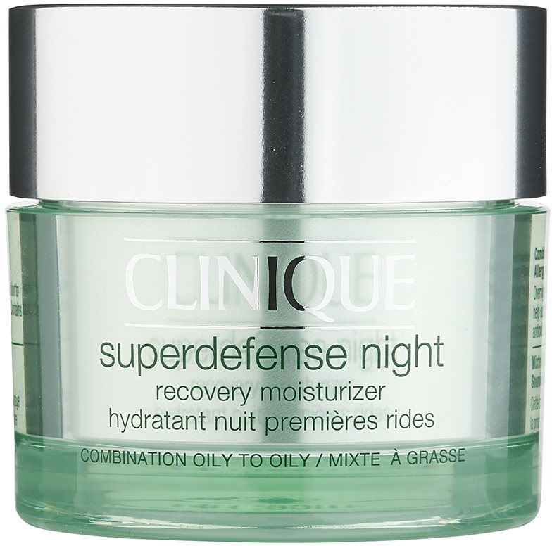 Clinique Superdefense Crema de noapte hidratanta anti-rid pentru ten mixt si gras