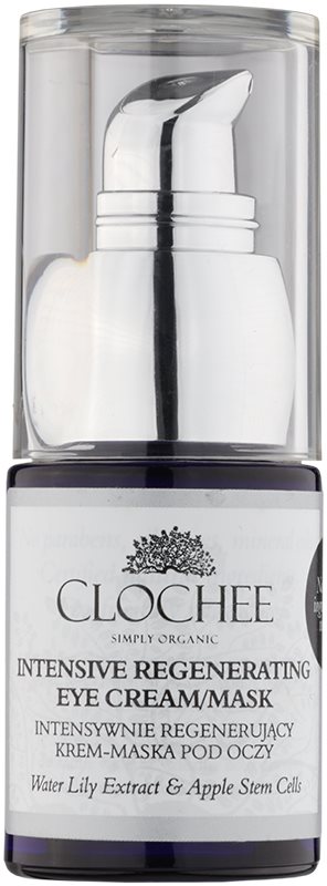 Clochee Simply Organic intensive regenerierende Creme-Maske fur den Augenbereich