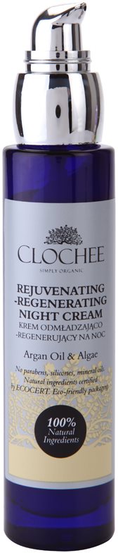 Clochee Simply Organic Regenerating Night Cream With Rejuvenating Effect