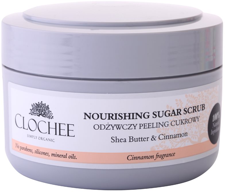 Clochee Simply Organic Zucker-Peeling für den Körper