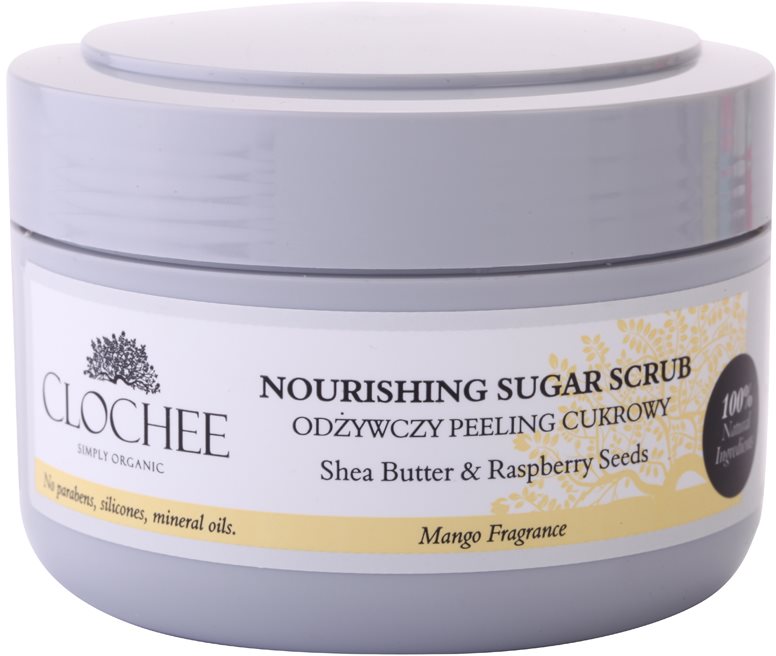 Clochee Simply Organic Zucker-Peeling für den Körper