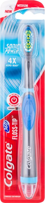 Colgate 360° Surround brosse à dents vibrante à piles medium
