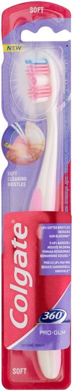 Colgate 360° Pro Gum cepillo de dientes para encías sensibles suave
