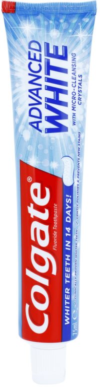 Colgate Advanced White bělicí pasta proti skvrnám na zubní sklovině