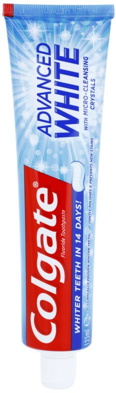 Colgate Advanced White Pasta de branqueamento para manchas no esmalte