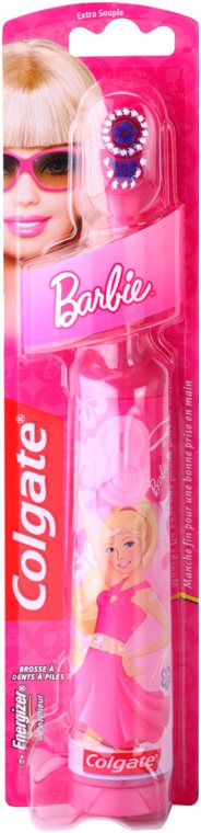 Colgate Kids Barbie szczoteczka do zębów dla dzieci na baterie extra soft
