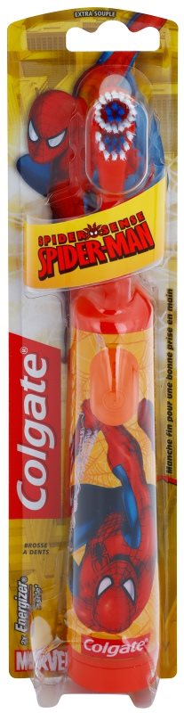 Colgate Kids Spiderman Children's Battery Toothbrush Extra Soft