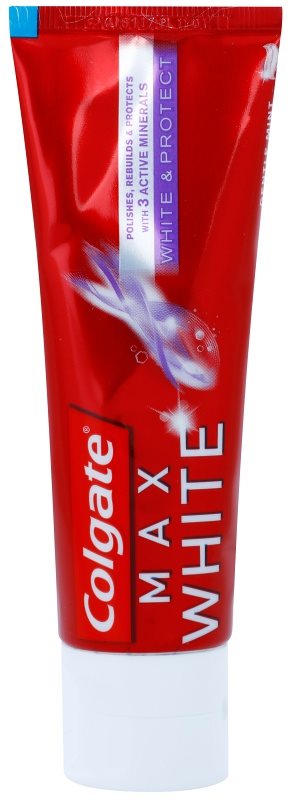 Colgate Max White White&Protect Whitening Toothpaste for Enamel Renewal and Protection