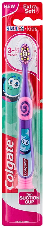 Colgate Smiles Kids Kids' Toothbrush with Suction Cup Extra Soft