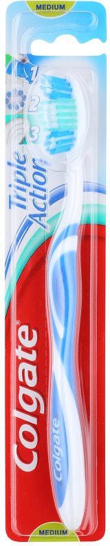 Colgate Triple Action zubná kefka medium