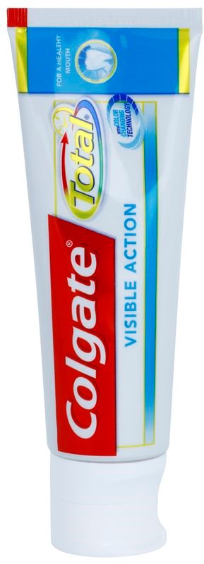 Colgate Total Visible Action Zahnpasta für den kompletten Schutz Ihrer Zähne