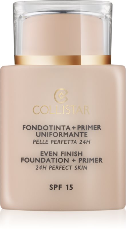Collistar Foundation Perfect Skin fond de teint et base SPF 15