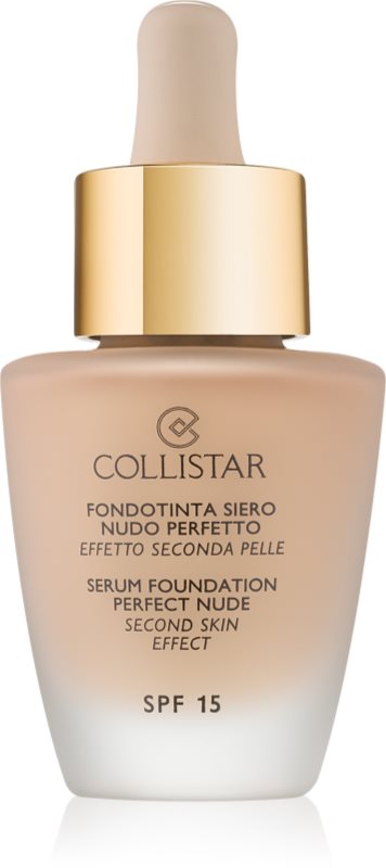 Collistar Foundation Perfect Nude rozjasňujúci make-up pre prirodzený vzhľad SPF 15