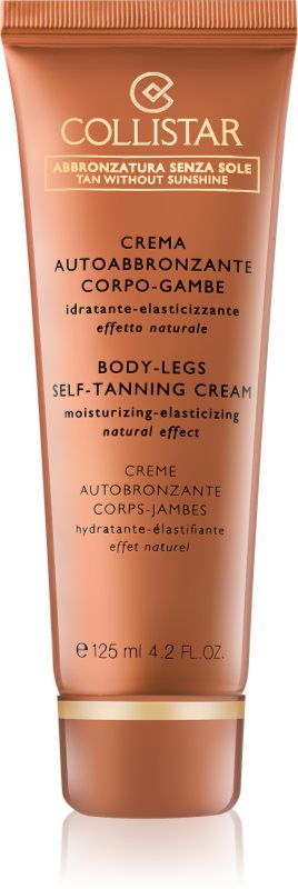 Collistar Tan Without Sunshine Zelfbruinende Crème voor Lichaam en Benen
