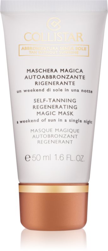 Collistar Self Tanners Herstellende en Hydraterende Masker met Lichte Bruinings Effect