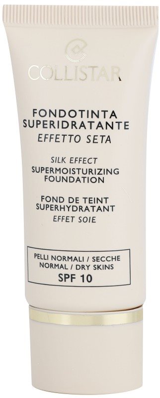 Collistar Foundation Supermoisturizing зволожуючий тональний крем SPF 10