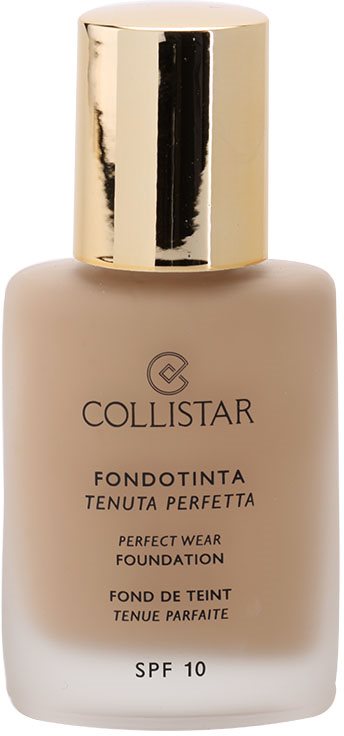 Collistar Foundation Perfect Wear водостійкий рідкий тональний крем SPF 10