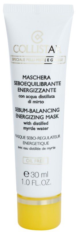 Collistar Special Combination And Oily Skins maszk zsíros bőrre