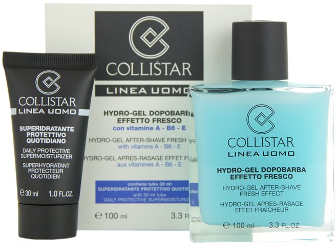 Collistar Man Gel after shave + cremă hidratantă de zi pentru toate tipurile de ten