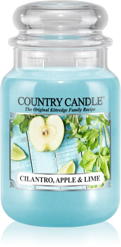 Country Candle Cilantro, Apple & Lime bougie parfumée 652 g